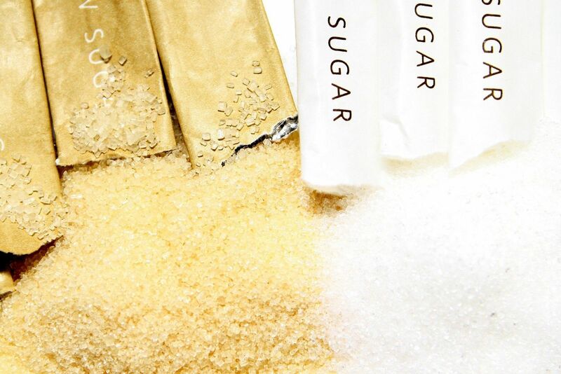 Sugar - Packets of White and Brown Sugar