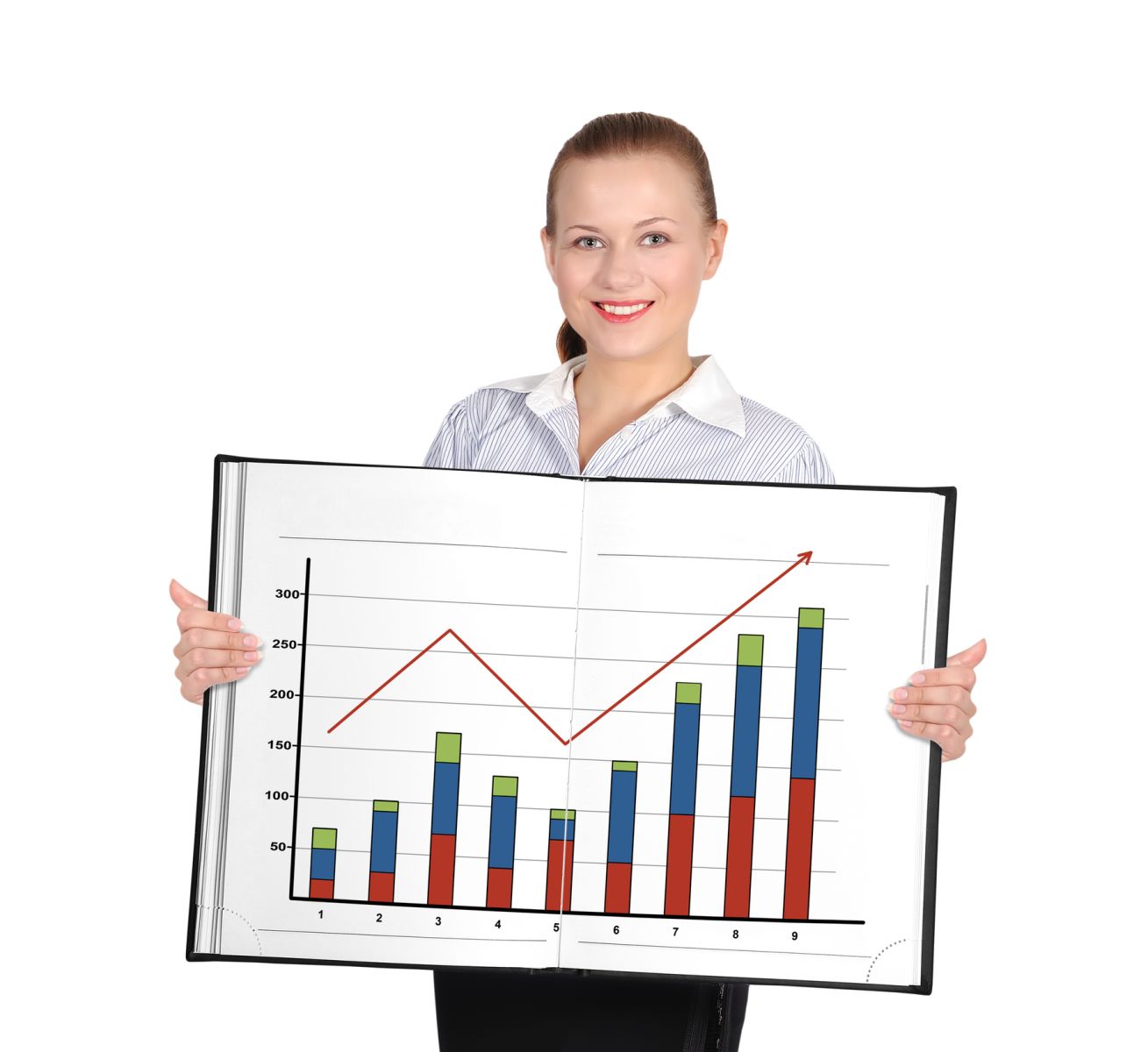 Woman holding chart of prices by Vetkit via iStock