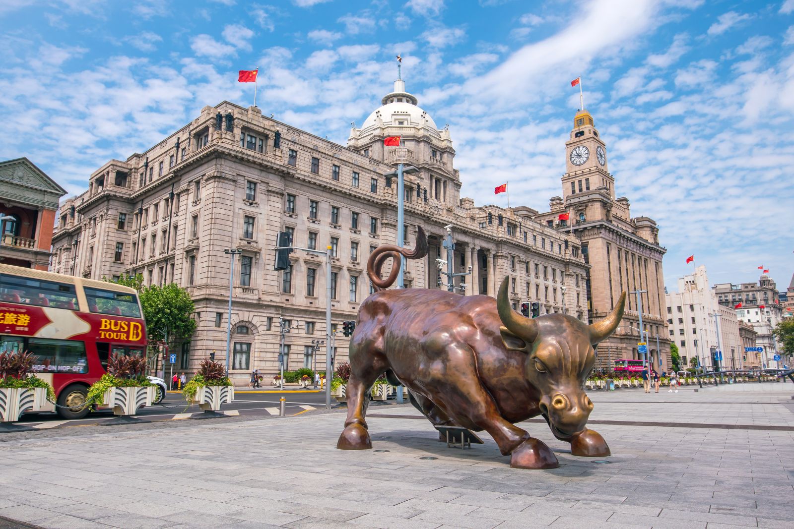 China - The Shanghai Bull by F11photo via Shutterstock