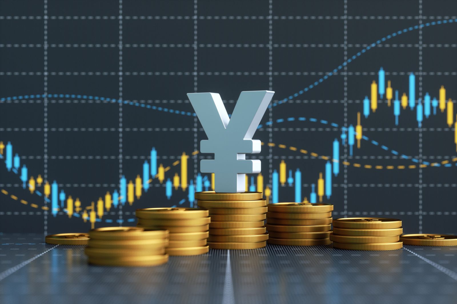 Japan - Yen chart by Hallojulie via iStock