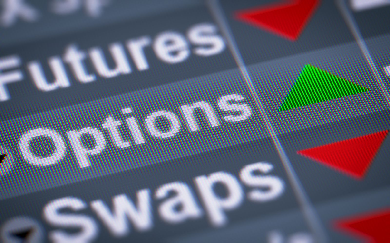 Options - Futures Options Swaps by Pavel Ignatov via Shutterstock