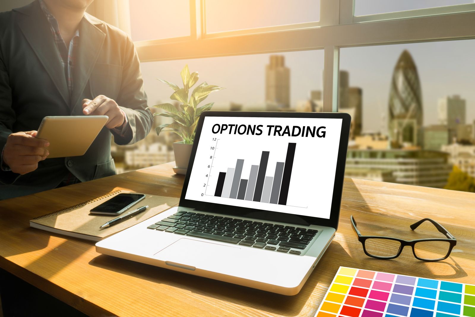 Options trading by One Photo via Shutterstock