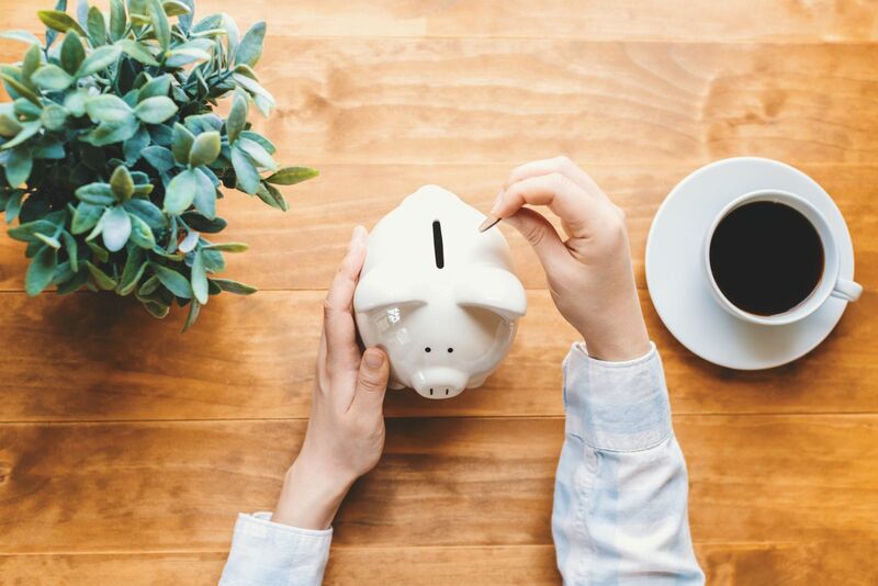 Savings - Savings Piggybank Desk