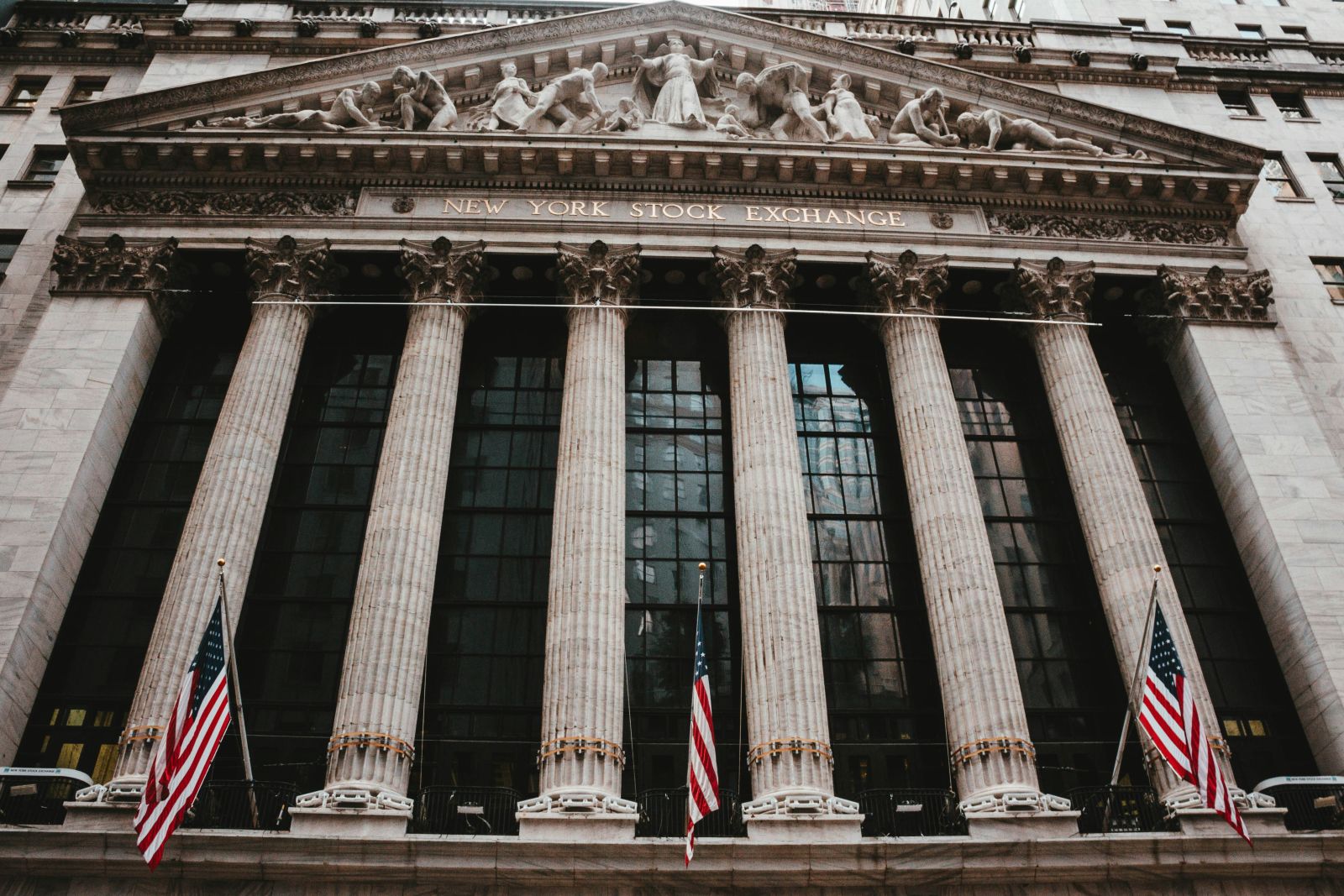 NY Stock Exchange by Aditya Vyas via Unsplash