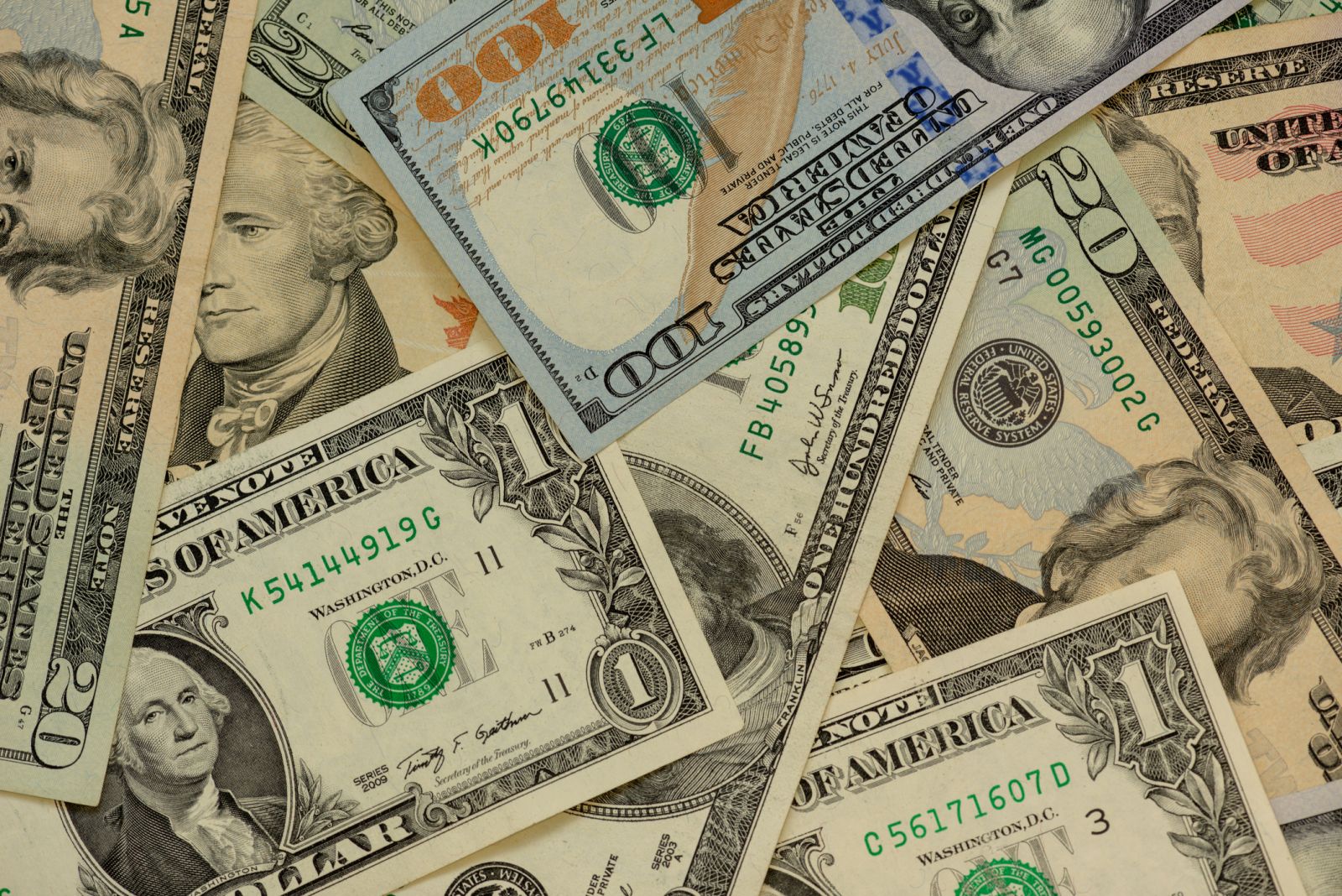 US dollar background by Iluhanos via iStock