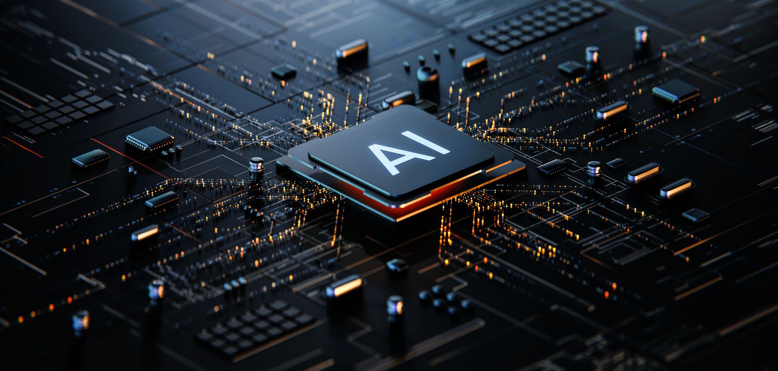 AI chip by 3Dsss via Shutterstock