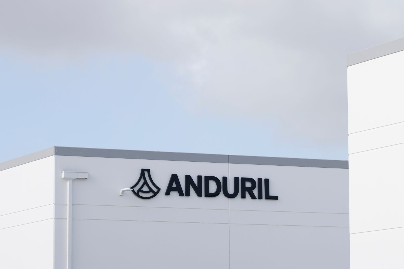 Anduril logo seen outside the company building in Santa Ana, California_ Photo by Tada Images via Shutterstock_