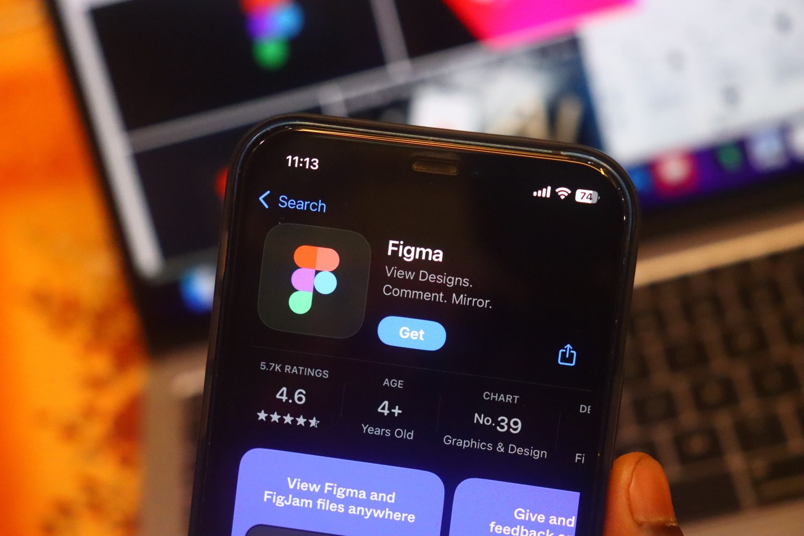 The App Store listing for Figma by Photo Agency via Shuttertsock