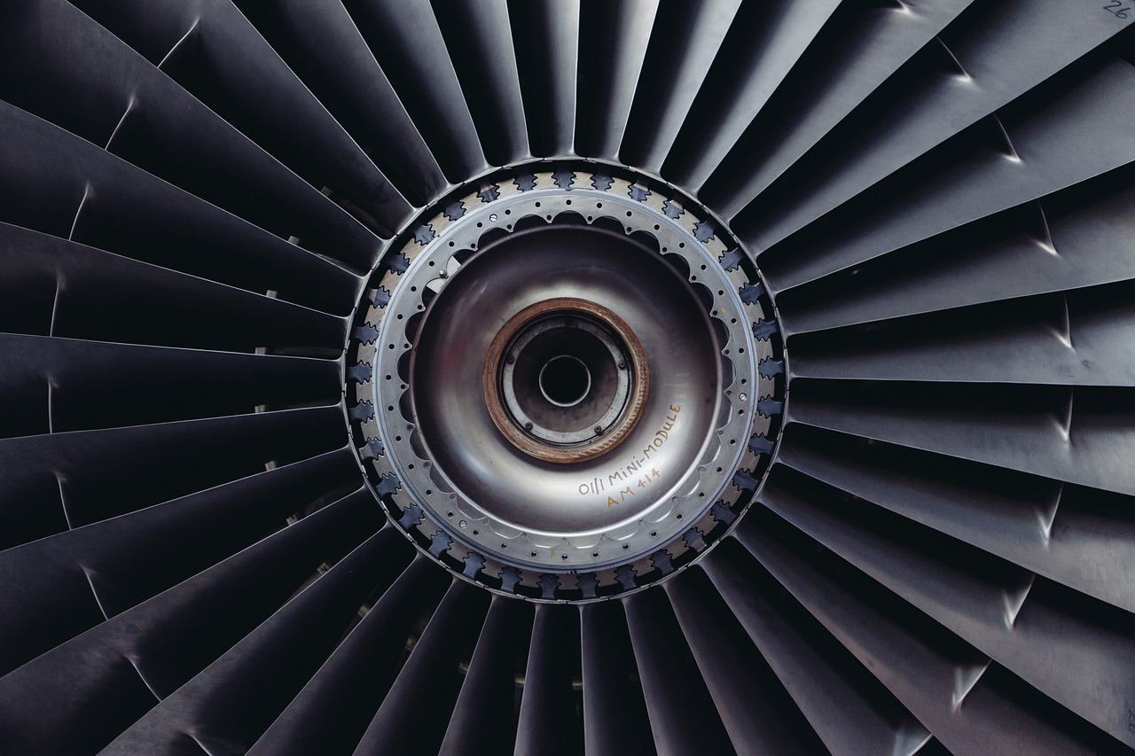 Travel & Leisure - Jet engine via LittleVisuals via Pixabay