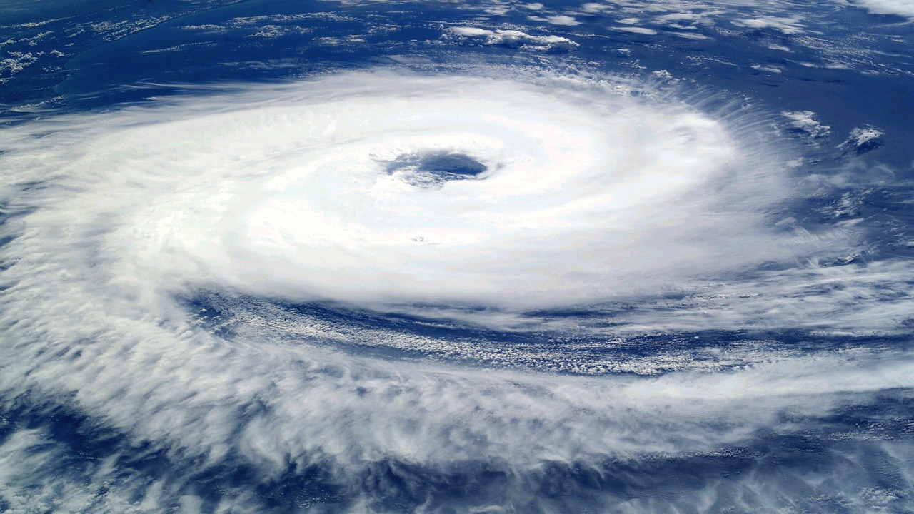 Weather - Hurricane viewed from space by janeb13 via Pixabay