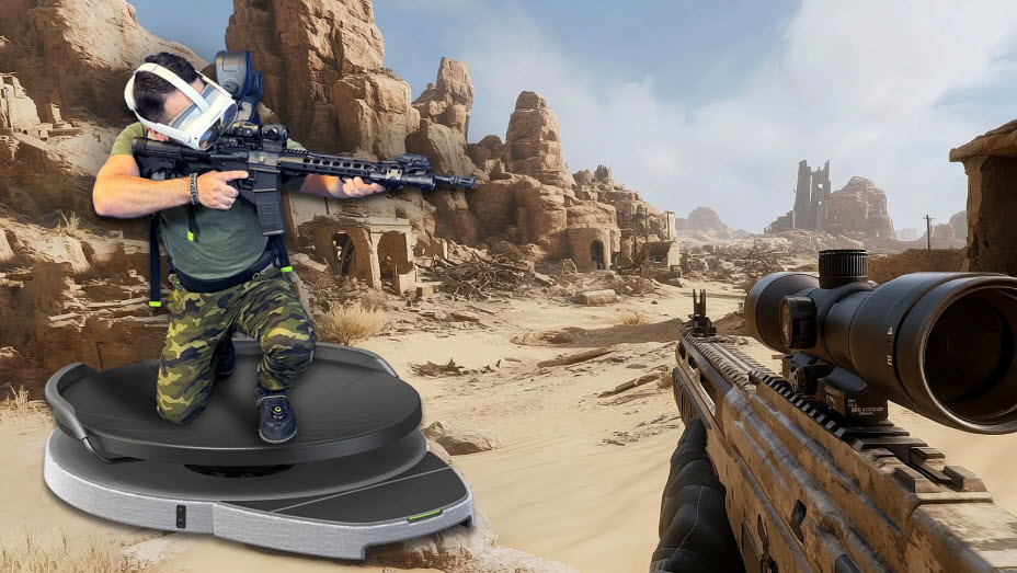 Virtuix VTW system on the battlefield