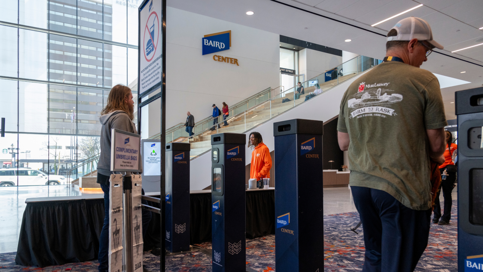 Xtract One’s SmartGateway being used at Baird Center in Milwaukee, marking one of the first AI-powered weapons detection deployments for convention centre security in the US